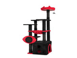 53" Large Cat Tree, Gothic Cat Tower with Padded Perch, Spacious Condo, Comfy Hammock, Scratching 97133609