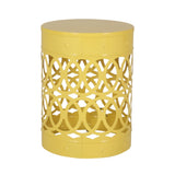Outdoor Metal S/2 end table 73606.00YLW