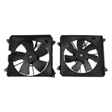 2xAC Radiator Cooling Fan Set w/Blade Motor&Shroud For Honda Accord 13-17 620297 70266894