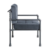 Brantley Gray Velvet & Sandy Gray Finish Accent Chair B2726P287572