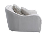 Mahler Beige Linen Loveseat W/4 Pillows B2726P457621