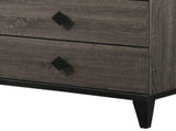 Avantika Faux Marble Top & Rustic Gray Oak Finish Dresser B2726P261880