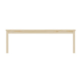 52Solid Wood Slatted Bench for Living Room, Bedroom, or Entryway Durable Natural Hardwood Finish, W773P227476