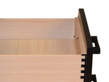 Contemporary Style 5-Drawer Chest Made with Wood in Gray 808857594679