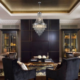 (Same as W1340P143191/L5004-500-C) Chromium color Crystal Chandeliers,Large Contemporary Luxury W1340P189299