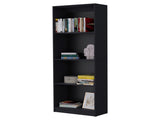 Sutton Bookcase with Tier Storage Shelves B128P176160