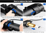 4-in-1 pond filtration pump with fountain and disinfection equipment, etc 84791620