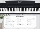 GDP-105 88 Keys Standard Full Weighted Keyboards Digital Piano with Furniture Stand, Power Adapter, 63585988