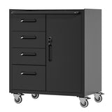 Sturdy Metal Tool Storage Cabinet with Wheels - Tool Storage Cabinet for Garage, Office, and Home T2398P223007