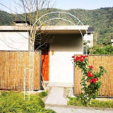 Metal Garden W55'' x H94.5'' Garden Arbor Trellis Climbing Plants Support Rose Outdoor W1586138699