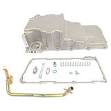 Fit for GM LS1/LS2/LS3 4.8 5.3 5.7 6.0 6.2 Retro Oil Pan Low Profile Aluminum, Pick Up, Gasket,Plate 51726343