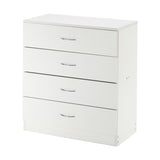 ZNTS FCH Modern Simple 4-Drawer Dresser White 52846176