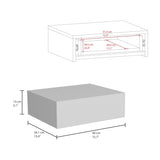 Milano Floating Nightstand , End Table, Side Table Wall-Mounted with Drawer -White -Bedroom B070137822