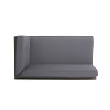 ZNTS BRAVA X-BACK RIGHT CORNER BENCH, DARK GREY 57968.00DGY