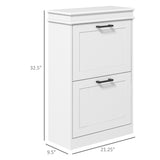 Shoe Storage Cabinet-White 83912031