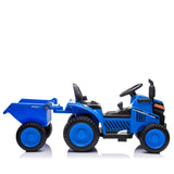 ZNTS 12V Kids Ride On Electric Tractor Black Knight,Kids Ride On Toy.2WD,Non-skid tires, steering wheel, 38466080