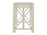 U_Style 60''Acacia Veneer Console with 4 Spacious Drawers, Modern Crisscross Design Entryway N711P289747A
