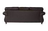Leinster Faux Leather Upholstered Nailhead Sofa T2574P196944