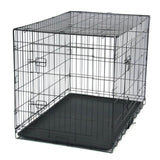 42" Pet Kennel Cat Dog Folding Steel Crate Animal Playpen Wire Metal 14942781
