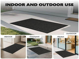 1PC Polypropylene Small Grid Composite Rubber Mat, Gray, 60x90x0.7cm, Kitchen & Home Anti-Fatigue 82871442