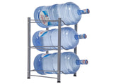 3-Tier Water Rack Stainless Steel Heavy Duty Water Cooler Jug Rack 50233494