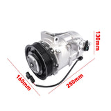 ZNTS A/C Air Conditioning Compressor w/ Clutch for Kia K900 5.0L 2015-2017 977013T500 977013T300 62289841