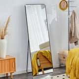 ZNTS The 4th generation floor standing full-length mirror. wall mirror, bathroom makeup mirror, bedroom W1151P154717