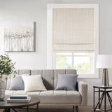 Basketweave Room Darkening Cordless Roman Shade B03598224