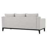 Mirod Comfy 3-seat Sofa with Wooden Legs, Modern for Living Room and Study N760P243326E