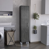 Laska Storage Cabinet, Broom Hangers, 1 Door B070P173188