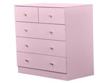 Macaron powder, particleboard with melamine veneer, 66*40*91cm, 32 drawer cabinet, matte gold 03838176