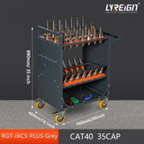 grey Tool Cart CNC Tool Cart CAT40 tool trolley BT40 cnc tool holder CNC machine tool service W2612P295402