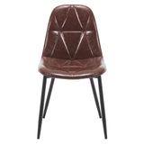 Dining Chairs Set of 2, Upholstered Faux Leather Dining Room Chairs, Modern Kitchen Chairs with W3112P254918