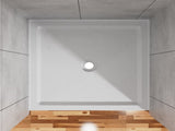 Goodyo 36"x36" Shower Pan 3.3" Height Single Threshold Shower Base in Slate White, Anti-slip D163121898