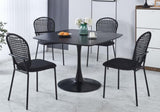BLACK sennit chair,set of 4,dining chair,coffee chair W234P196521