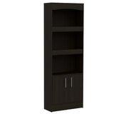 Durango Bookcase, Three Shelves, Double Door Cabinet B128P148909