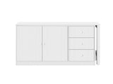 89.7''Wooden Sideboard with Extendable Table,Multifunctional Storage Cabinet with 2 Doors N711P334768K