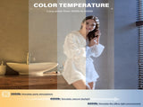 Bathroom Vanity Mirror with Light for Wall Smart LED 3224 Frame Makeup Mirror for Over Sink 84595841