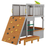 Kids Playhouse Outdoor,Wooden Play House Play set for Kids Large, Sturdy, Realistic Design with 15774514