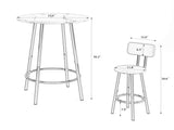 Bar table, equipped with 2 bar stools , with backrest and partition 45171915