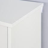 Wooden Shoe Cabinet for Entryway, White Shoe Storage Cabinet with 3 Flip Doors 20.94x9.45x43.11 inch 55963854