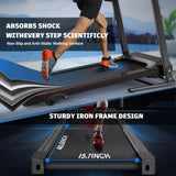 Walking Pad Treadmill Treadmills for Home Folding Treadmill with Incline 3 HP Quiet Brushless, 48911550