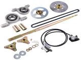 Rear Live Axle Kit w/ Brake Assembly & Chain Replacement for Drift Trike Go Kart ATV Quads 49487816