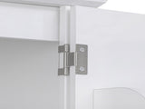 K&K 71" Tall Kitchen Pantry Cabinet with 3 Pull Out Cabinet Organizers, Farmhouse Embossed Texture 77762773