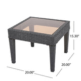 ZNTS ANTIBES ACCENT TABLE 57090.00GRY