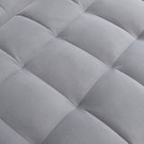 Modern Velvet Loveseat Futon Sofa Couch w/Pullout Bed,Small Love Seat Lounge Sofa with adjustable W311P195252