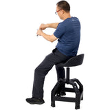 Pneumatic 360 Degree Swivel Stool, Mechanics Rolling Creeper Seat, Heavy Duty Mechanics Stool,black W46590157