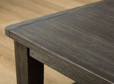 Lotusville Antique Black Finish Rectangular Wood Dining Table T2574P165162