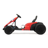 24V Electric Kids Go Kart, Batteryed Outdoor Ride On Toy w/ 5 mph Max Speed, Music, Horn, W2181P152212