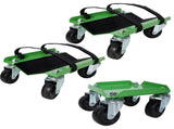 Snowmobile Dolly Heavy Duty Carries up to 1500lbs V-Slide with 2.5" Swivel Casters Rubber Pad 68808090